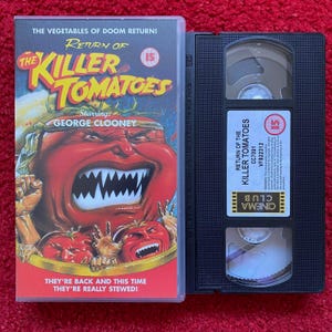 Return Of The Killer Tomatoes VHS Video (1988) Cc7091 / Horror Video Tape / Horror Video / Vintage VHS / Horror VHS