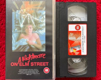 A Nightmare On Elm Street VHS Video (1984) Evs1293 / Horror VHS Video Tape / Horror Video / Vintage VHS / Freddy Krueger / Wes Craven