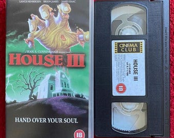 House Iii: The Horror Show VHS Video (1989) Cc8588 / Horror VHS Video Tape / Horror Video / Vintage VHS
