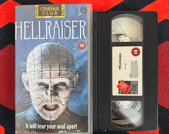 Hellraiser VHS Video (1988) Cc1164 / Horror VHS Video Tape / Horror Video / Vintage VHS / Pinhead / Cenobite / Clive Barker