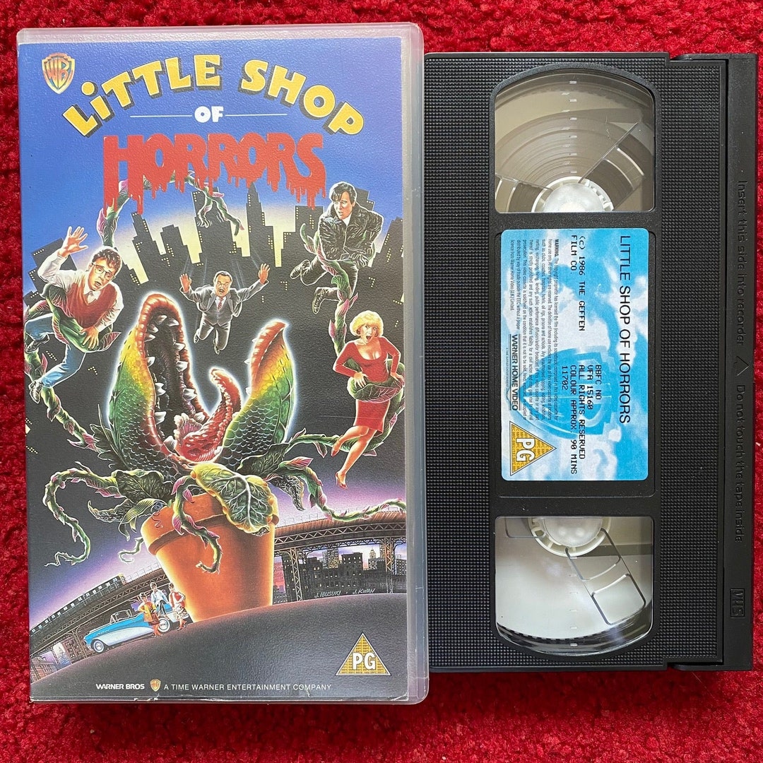 Little Shop of Horrors VHS Video 1986 S011702 / Horror VHS Etsy