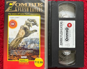 Zombie Flesh Eaters VHS Video (1979) Vip005 / Horror Video Tape / Horror Video / Vintage VHS / Zombies