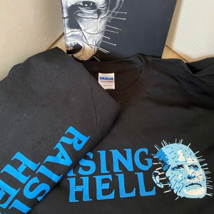 Hellraiser T-shirt / Free UK Delivery / Horror T-Shirt / Pinhead / Raising Hell / Pinhead Apparel / Hellraiser Apparel / Horror Gift
