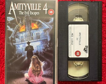 Amityville 4 VHS Video (1989) Med11912 / Horror VHS Video Tape / Horror Video / Vintage VHS