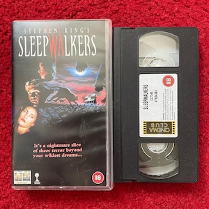 Vídeo VHS de Sleepwalkers (1992) Cc7345 / Cinta de vídeo VHS de terror / Vídeo de terror / VHS clásico / Stephen King