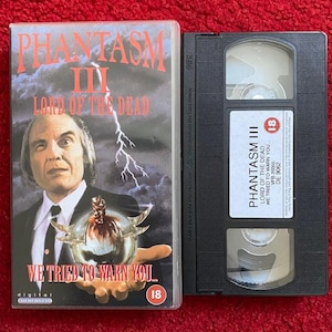 Phantasm III: Lord Of The Dead VHS Video (1994) De9062 / Horror Video Tape / Horror Video / Vintage VHS