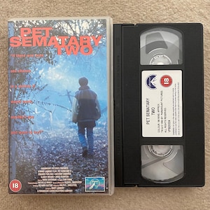 Pet Sematary Two VHS Video (1992) Brp4345 / Edward Furlong / Horror VHS Video Tape / Horror Video / Vintage VHS