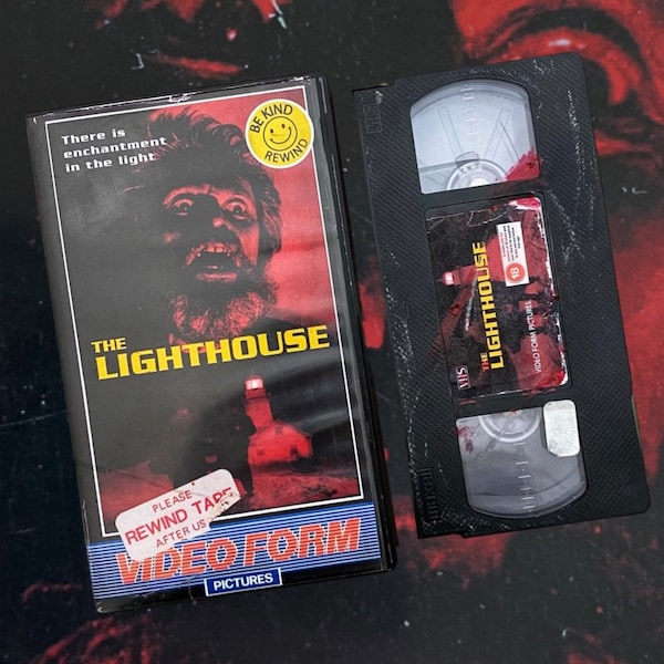 The Lighthouse VHS Prop Video / Robert Pattinson / Upcycled Videotape / Horror Art / Retro VHS Box / Horror Gift / Horror Video