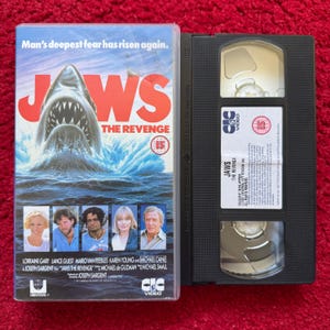 Jaws The Revenge VHS Video (1987) Vhr1264 / Michael Caine / Horror VHS Video Tape / Horror Video / Vintage VHS /Shark