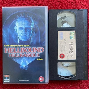 Hellbound: Hellraiser Ii VHS Video (1988) Cvr21972 / Pinhead / Clive Barker / Horror VHS Video Tape / Horror Video / Vintage VHS