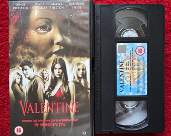 Valentine VHS Video (2001) S021187 / Horror Video Tape / Horror Video / Vintage VHS