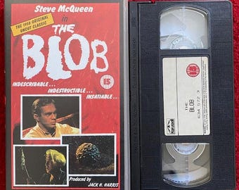 The Blob VHS Video (1958) 6345723 / Horror VHS Video Tape / Horror Video / Vintage VHS / Steve McQueen