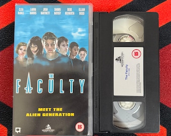 The Fakultaet VHS Video (1998) D611033 / Horror VHS Video Tape / Horror Video / Vintage VHS / Sci-Fi / Elijah Wood / Josh Hartnett