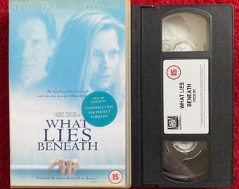 What Lies Beneath VHS Video (2000) 20021s / Horror VHS Video Tape / Horror Video / Vintage VHS / Harrison Ford / Michelle Pfeiffer
