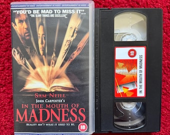 In The Mouth Of Madness VHS Video (1994) Evs1184 / Horror VHS Video Tape / Horror Video / Vintage VHS / John Carpenter / Sam Neill