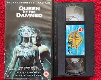 Queen Of The Damned VHS Video (2002) S022186 / Horror VHS Video Tape / Horror Video / Vintage VHS / Vampire