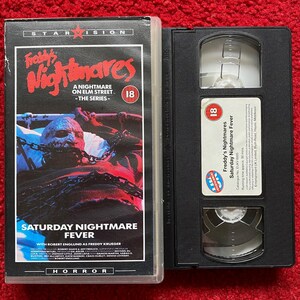 Freddys Nightmares: Saturday Nightmare Fever VHS Video (1988) Eukv6005 / Freddy Krueger / Horror VHS Video Tape / Horror Video / Vintage VHS