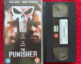 The Punisher Video (2004) C8235191 / Action VHS Video Tape / Video / Vintage VHS / Comic Book / Tom Jane / John Travolta / Frank Castle