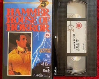 Hammer House Of Horror: Double Feature VHS Video (1987) Cfv04142 / Horror VHS Video Tape / Horror Video / Vintage VHS