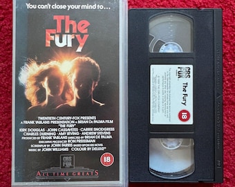 The Fury VHS Video (1978) 1097 / Horror VHS Video Tape / Horror Video / Vintage VHS