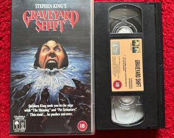 Graveyard Shift VHS Video (1990) Cvr22854 / Horror VHS Video Tape / Horror Video / Vintage VHS