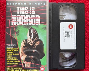 Stephen Kings This Is Horror: Volume 2 VHS Video (1989) Lvv292 / Horror Video Tape / Horror Video / Vintage VHS