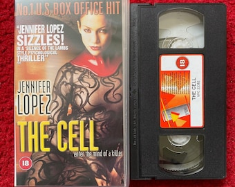 The Cell VHS Video (2000) Evs1421 / Horror VHS Video Tape / Horror Video / Vintage VHS / Jennifer Lopez / Vince Vaughn