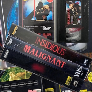 Custom Horror VHS Video / Custom VHS Art / Horror VHS Videotape / Horror Video / Cult Horror / Custom Video Art / Prop Video