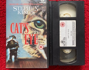 Cat's Eye VHS Video (1985) Pes51506 / Horror VHS Video Tape / Horror Video / Vintage VHS / Stephen King / Drew Barrymore