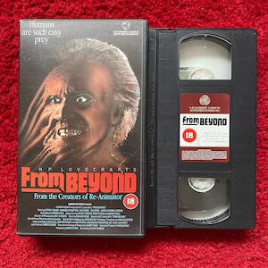 From Beyond VHS Video (1986) Va15182 / Horror Vhs Video Tape / Horror Video / Vintage VHS / HP Lovecraft