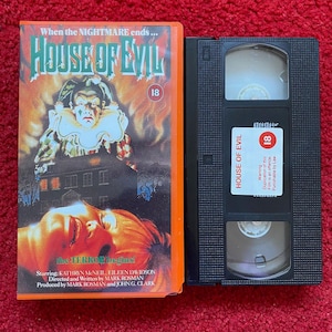 House Of Evil VHS Video (1982) / Horror VHS Video Tape / Horror Video / Vintage VHS / Das Haus in der Sorority Row