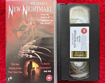 Wes Cravens New Nightmare VHS Video (1994) Cc7528 / Horror Video Tape / Horror Video / Vintage VHS / Freddy Krueger / Wes Craven