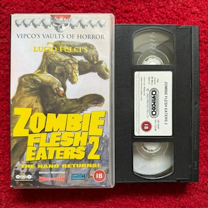 Zombie Flesh Eaters 2 VHS Video (1988) Vip094 / Horror Video Tape / Horror Video / Vintage VHS / Zombies