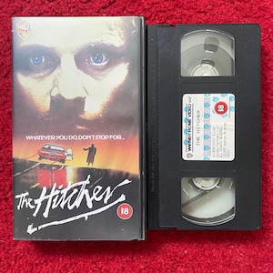 The Hitcher VHS Video (1986) Pes38051 / Horror VHS Video Tape / Horror Video / Vintage VHS / Rutger Hauer