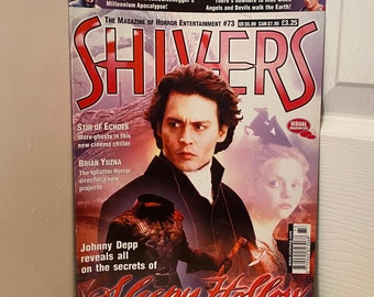 Shivers Horror Magazine / Issue 73 /January 2000 / Sleepy Hollow + Johnny Depp + Stir of Echoes / Free UK Delivery / Horror Magazine