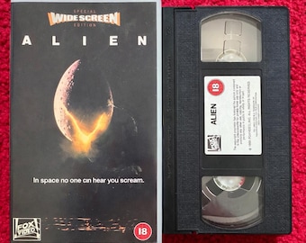 Alien Widescreen VHS Video (1979) Ws1090 / Horror Video Tape / Horror Video / Vintage VHS / Ridley Scott / Sigourney Weaver / Ripley