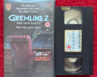 Gremlins 2: The New Batch Ex Rental VHS Video (1990) Pev11886 / Horror Video Tape / Horror Video / Vintage VHS / Joe Dante / Big Box Video