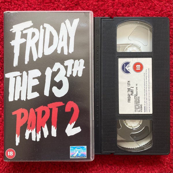 Friday The 13th Part 2 VHS Video (1981) Brp4346 / Horror VHS Video Tape / Horror Video / Vintage VHS / Jason Voorhees / Camp Crystal