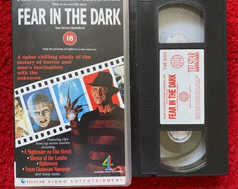 Fear in the Dark VHS Video (1991) Tve5003 / Horror VHS Video Tape / Horror Video / Vintage VHS / Horror Documentary