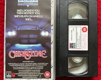 Christine VHS Video (1983) Cvt20292 / Horror VHS Video Tape / Horror Video / Vintage VHS / Stephen King