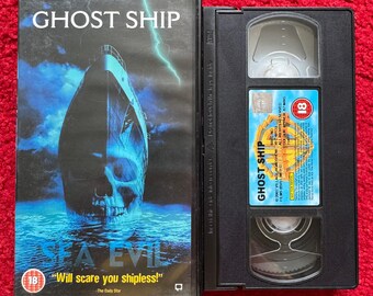 Kaseta VHS Ghost Ship (2002) nowa i zapieczętowana, S023410 / Kaseta VHS z horrorem / Wideo z horrorem / Zabytkowa kaseta VHS