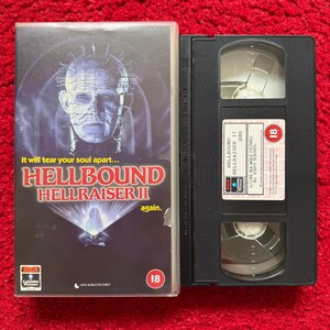 Hellbound: Hellraiser Ii VHS Video (1988) Cvr21972 / Pinhead / Clive Barker / Horror VHS Video Tape / Horror Video / Vintage VHS
