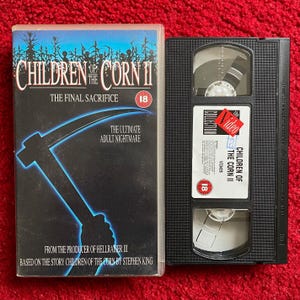 Vidéo VHS de Children Of The Corn II : The Final Sacrifice (1992) Vc3426/Cassette vidéo d&#39;horreur/Vidéo d&#39;horreur/VHS vintage/Stephen King