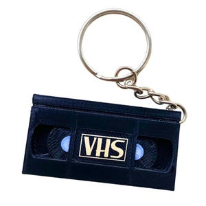 VHS Logo Mini Horror Vhs Keyring / Horror VHS Keyring / Horror Gift / Keyring Gift / Movie Keyring / Movie Gift