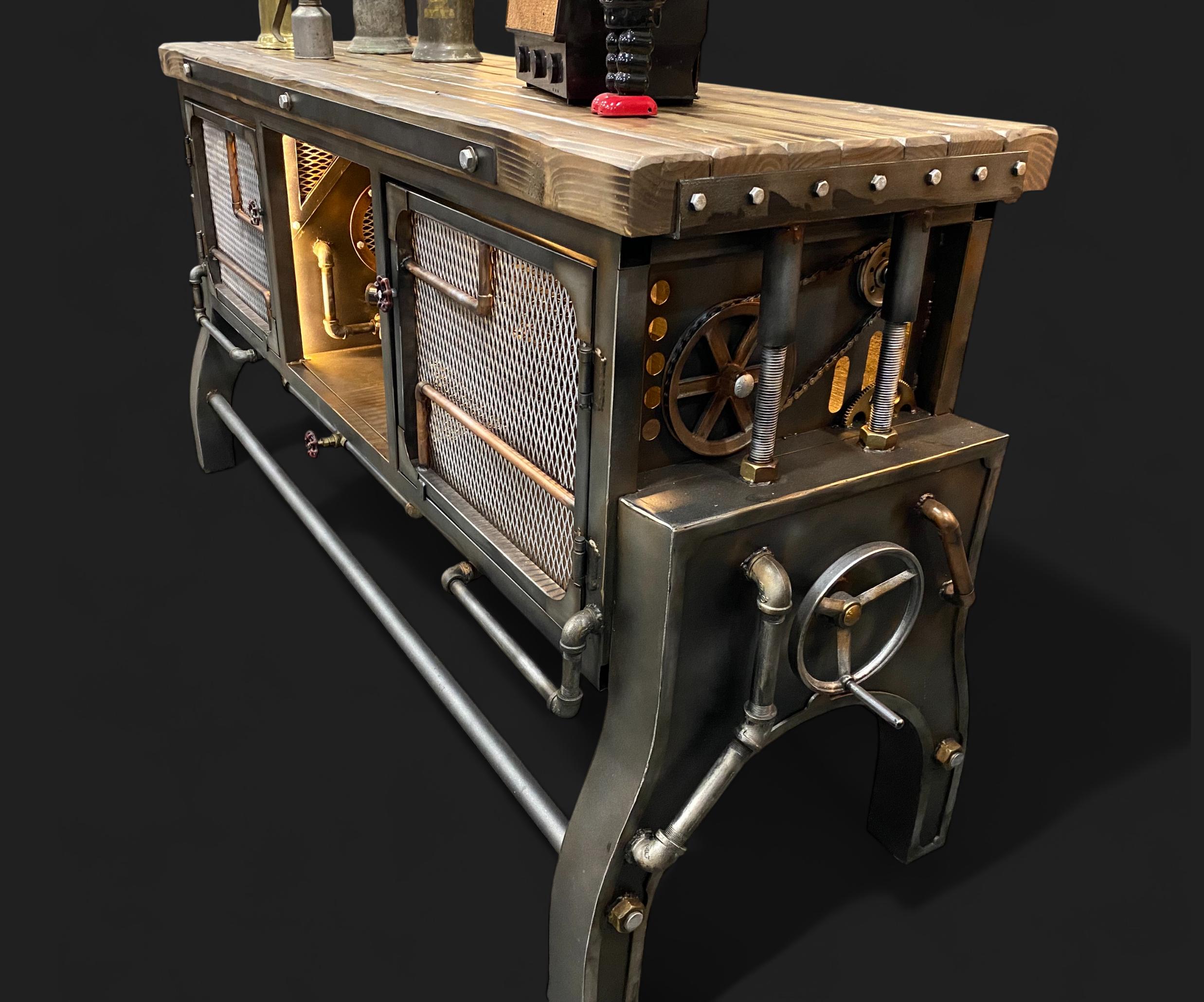 Steampunk Command Console Update: SOLD! Steampunk Console