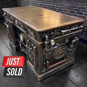 Update: SOLD Steampunk Executive Desk Industrial Furniture