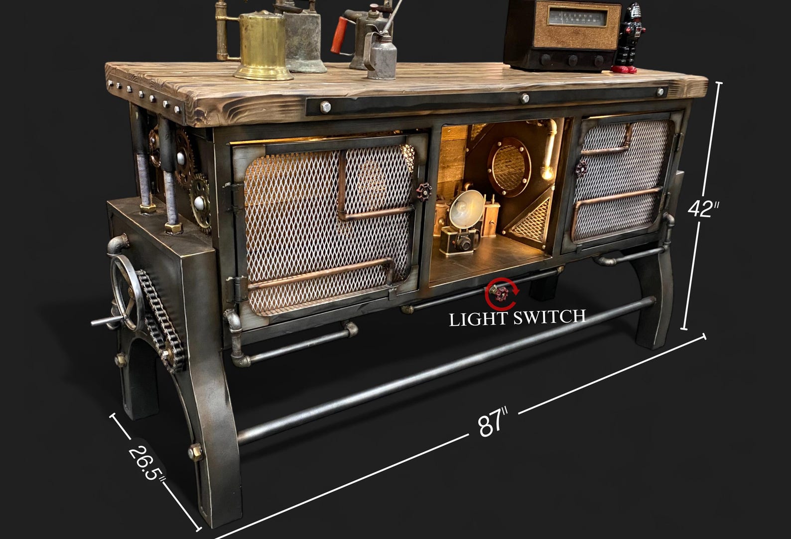 Steampunk Command Console Update: SOLD! Steampunk Console