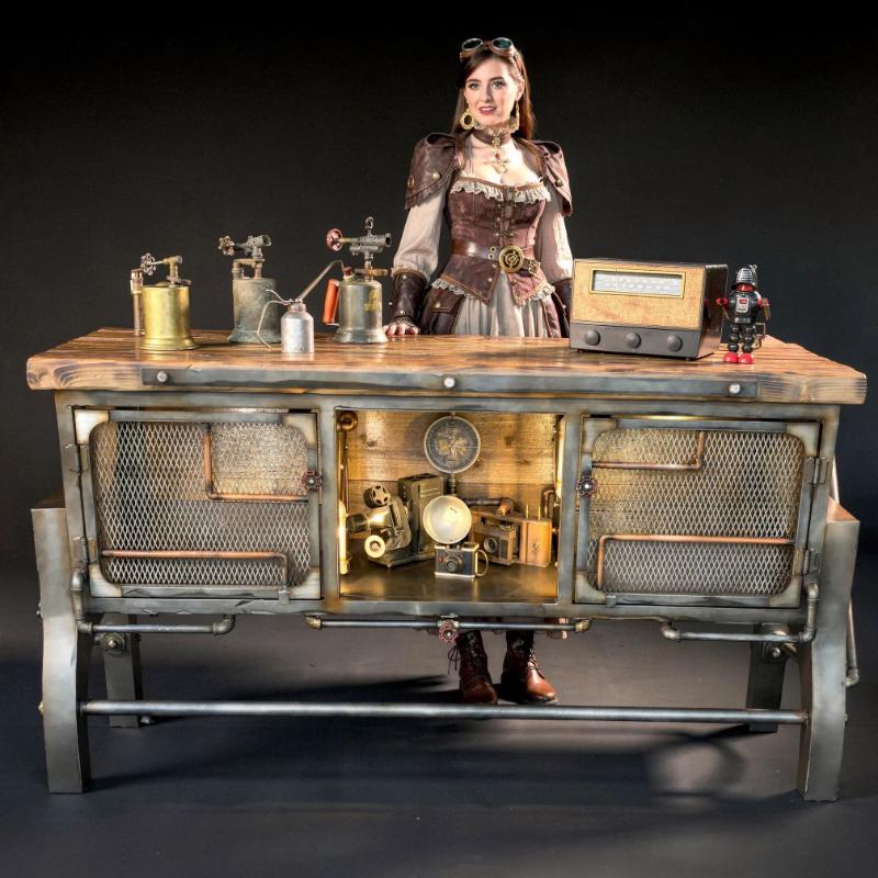 Steampunk Command Console Update: SOLD! Steampunk Console