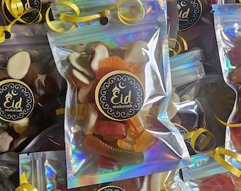 EID MABARAK HALAL gummy favour gift sweet candy bag