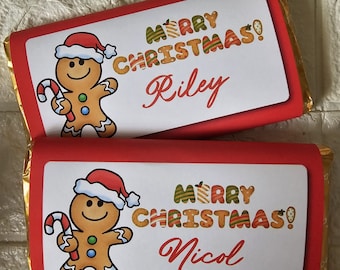 Chocolate bar wrapper file digital download